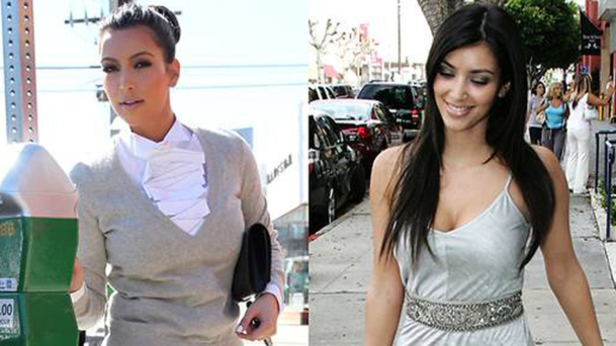 Kim Kardashian innan hon blev ihop med Kanye. 